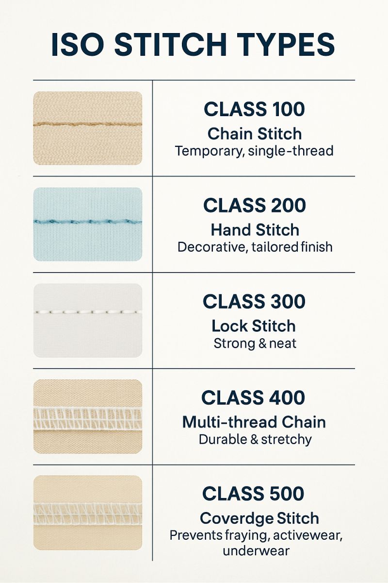 Types of Stitch Used in Garments Industry