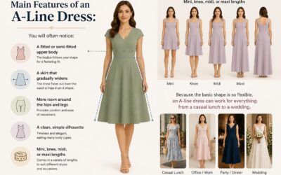 Main Features of an A Line Dress